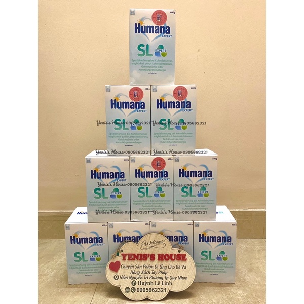 Sữa bột Humana SL 600gr dành cho bé dị ứng đạm sữa bò