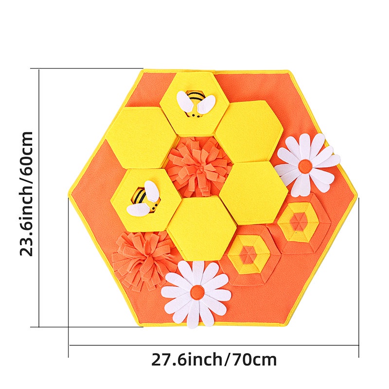 HamshMoc Đồ Chơi Thảm Giảm Căng Thẳng In Họa Tiết Hamsa Dùng Để Huấn Luyện Thú Cưng IQ 4