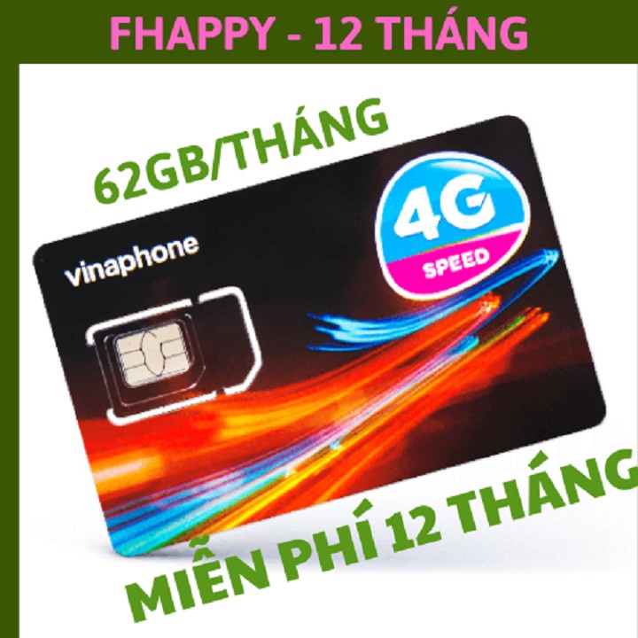 Sim 4G FHappy 12 Tháng sử dụng 1 năm