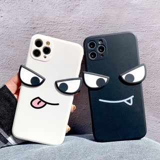 Ốp Lưng Silicon Màu Bảo Vệ Camera Đôi Mắt Nổi 2