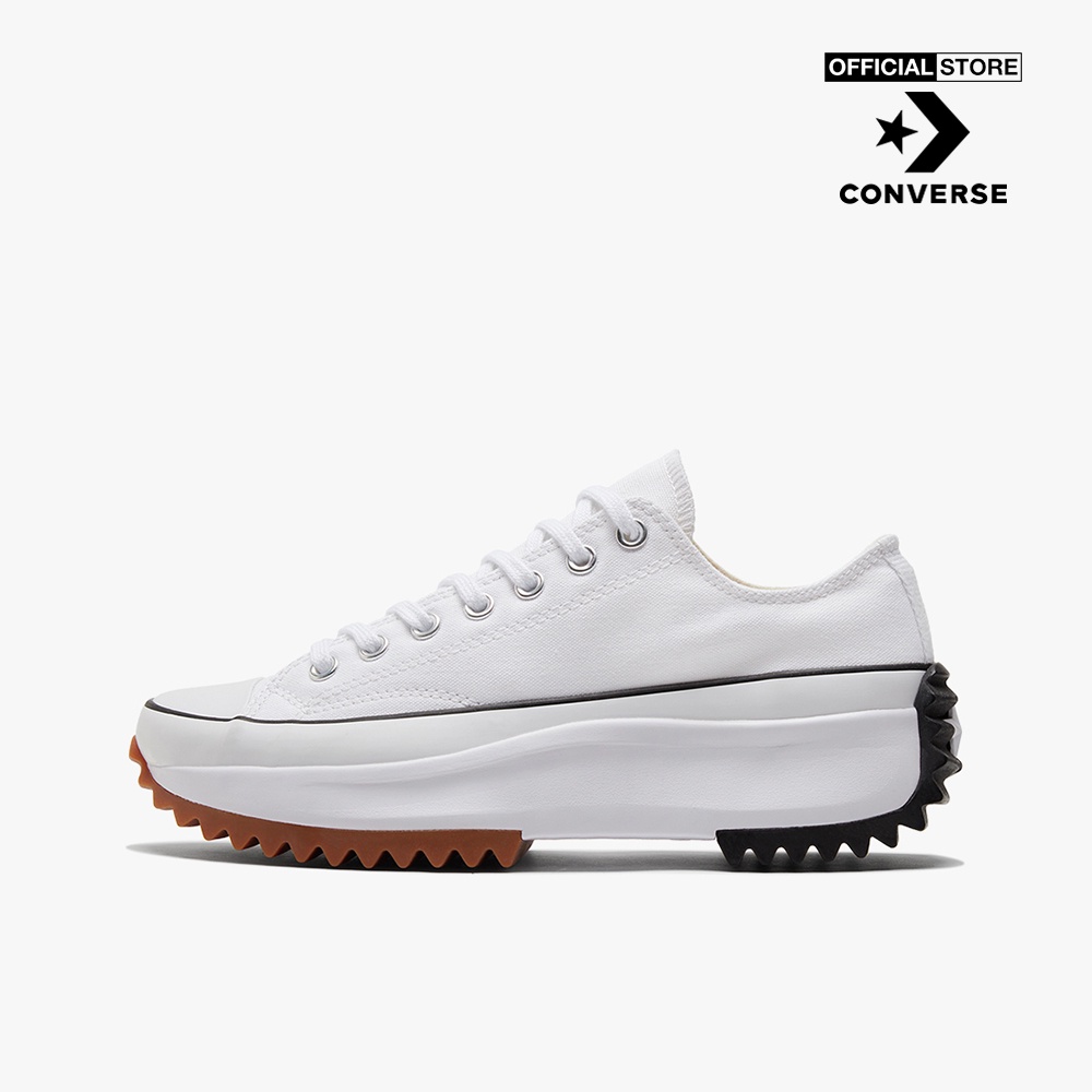 CONVERSE - Giày sneakers cổ thấp unisex Run Star Hike 168817C-0000_WHITE