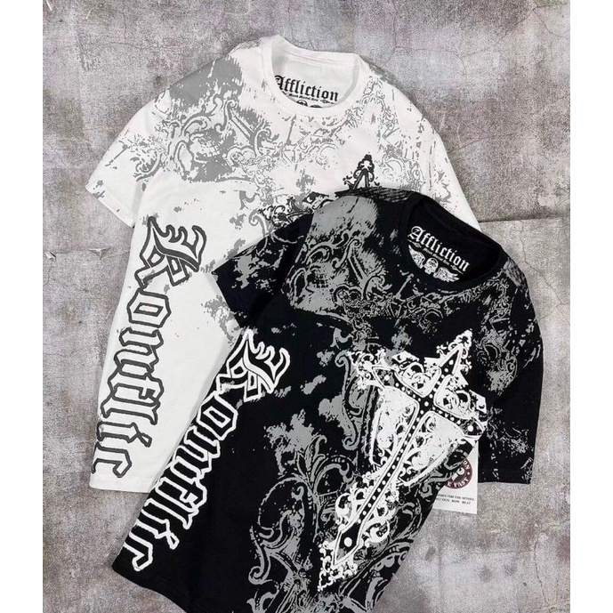 Áo Thun Nam Họa Tiết Cotton Cao Cấp Cá Tính AXK206