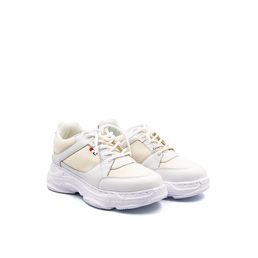 Giày Sneaker Nữ Đế Cao 7cm Da Microfiber Siêu Nhẹ Tomoyo TMW31307