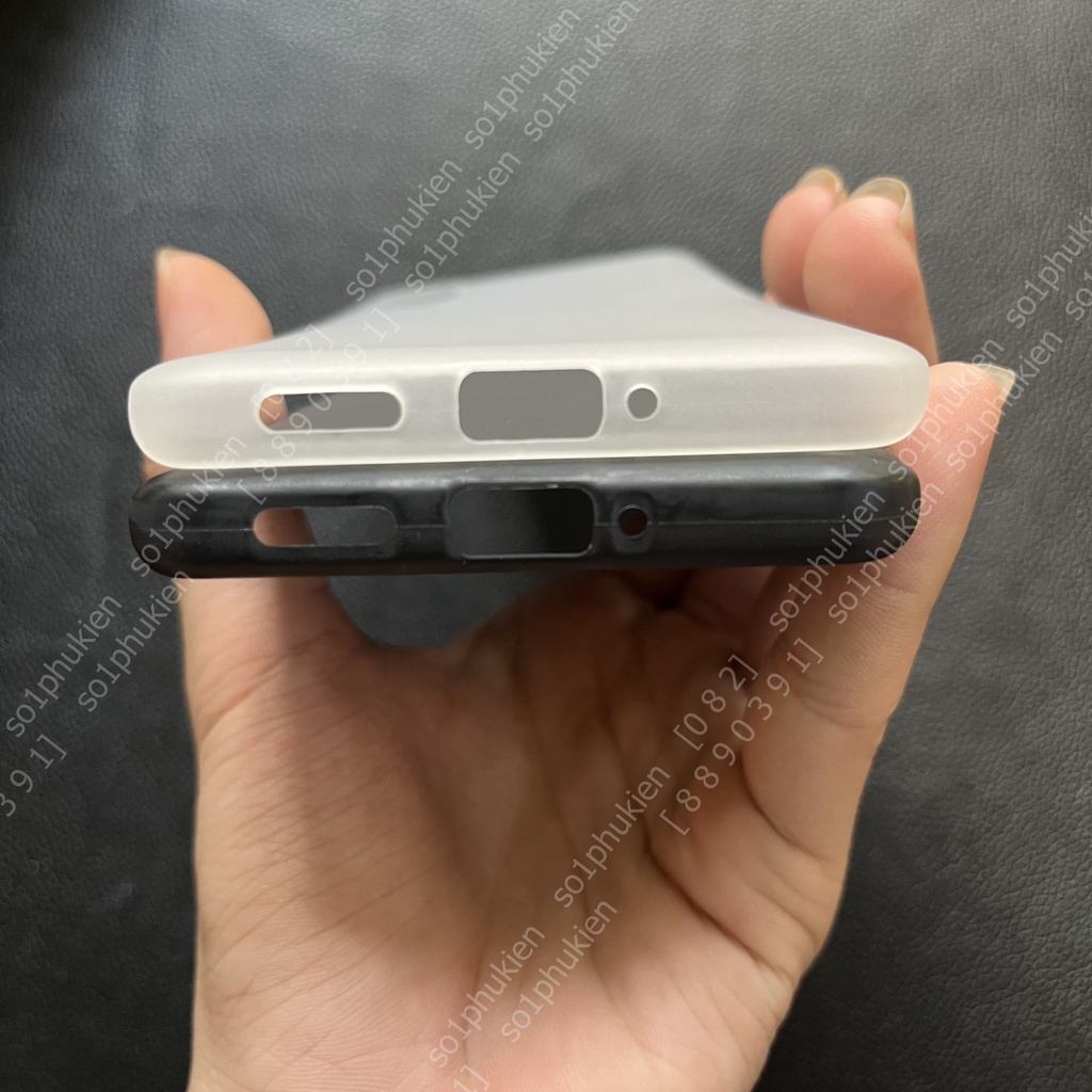 Ốp lưng Oppo Reno 3 Pro dẻo đen TPU và dẻo trong đục chống ố viền gồ bảo vệ cam