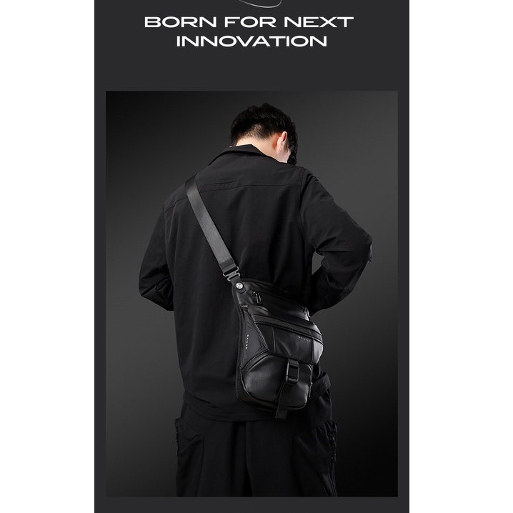 Bange Nam Nylon Vải Túi Thời Trang Hợp Thời Trang Túi Đeo Vai Chiến Thuật Ngoài Trời Xe Máy Đi Xe Đạp Thể Thao Túi Thắt Lưng Bé Trai Túi Messenger