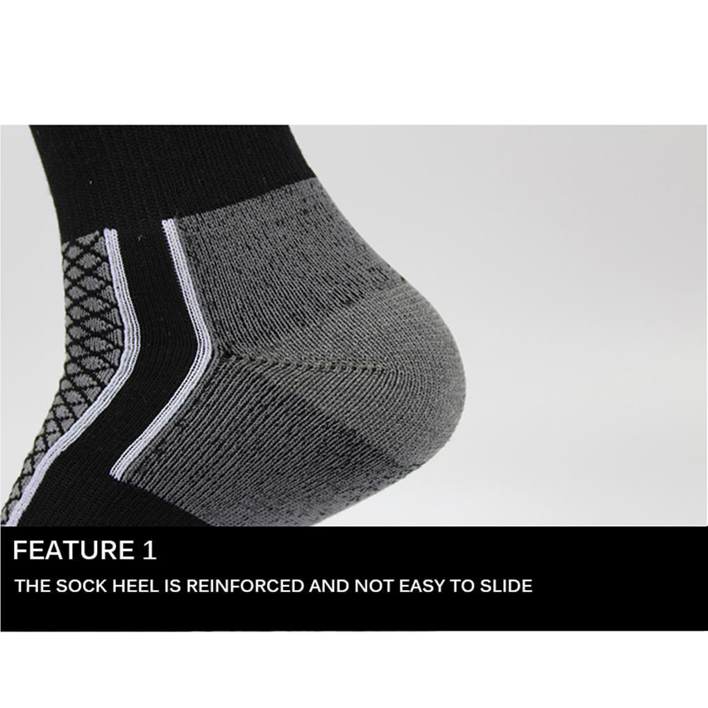 1 Đôi Tất Trượt Tuyết Giữ Ấm Chân Mùa Đông Chất Liệu Dày Dặn