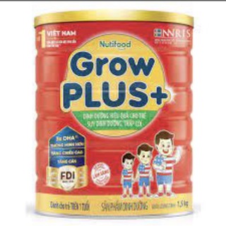 Sữa bột grow plus đỏ 1.5kg date mới