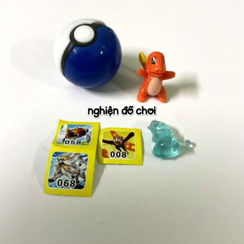 Quả cầu POKEMON 3,5cm + mô hình Pokemon mini.