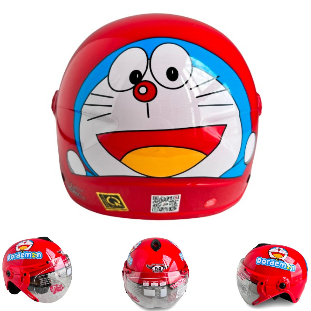 Mũ bảo hiểm trẻ em tem Doreamon - Among US - V&S Helmet - Dành cho bé từ 3 đến 6 tuổi - Vòng đầu 50-52cm - VS103KS