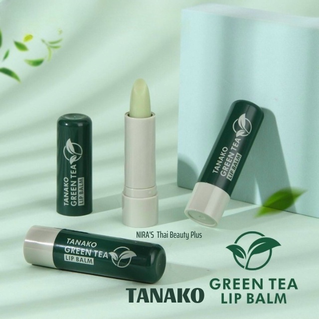 Son dưỡng trà xanh không màu Tanako Green Tea Lip Balm