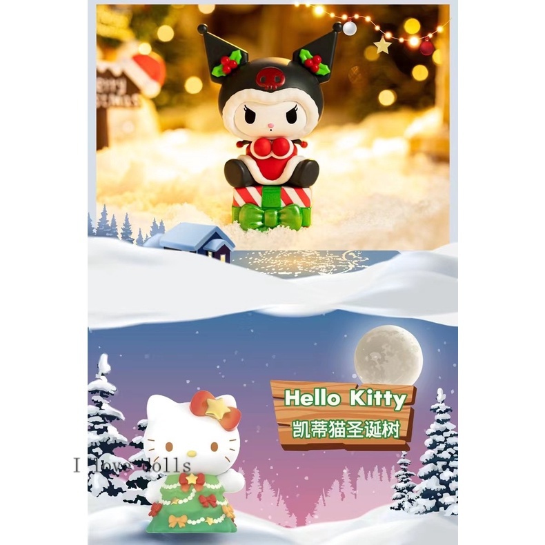 Mô Hình Cây Thông Giáng Sinh Sanrio  Búp Bê Dễ Thương