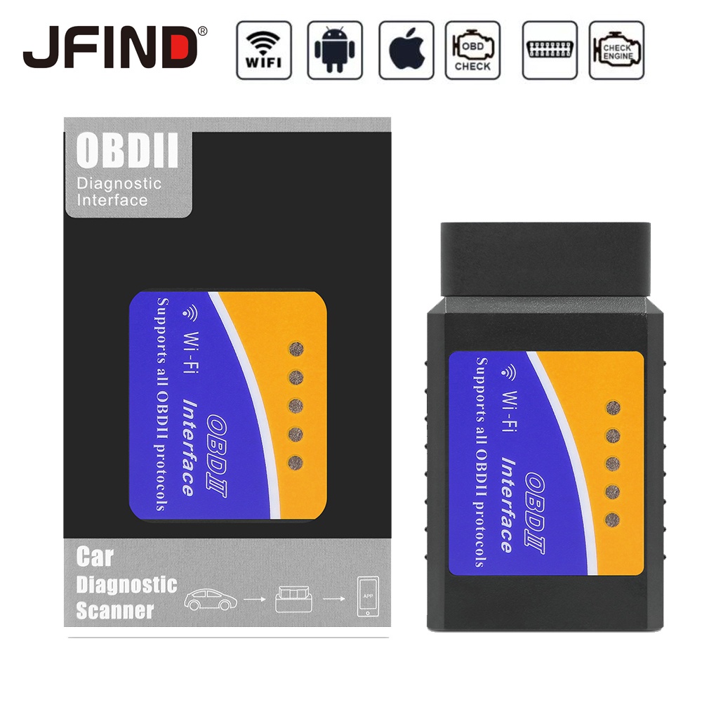 Thiết Bị Quét Chẩn Đoán Lỗi Động Cơ ELM327 WiFi V2.1 OBD2 OBD ECU OBD2 Cho Xe Hơi / Tàu Thuyền 24 Giờ