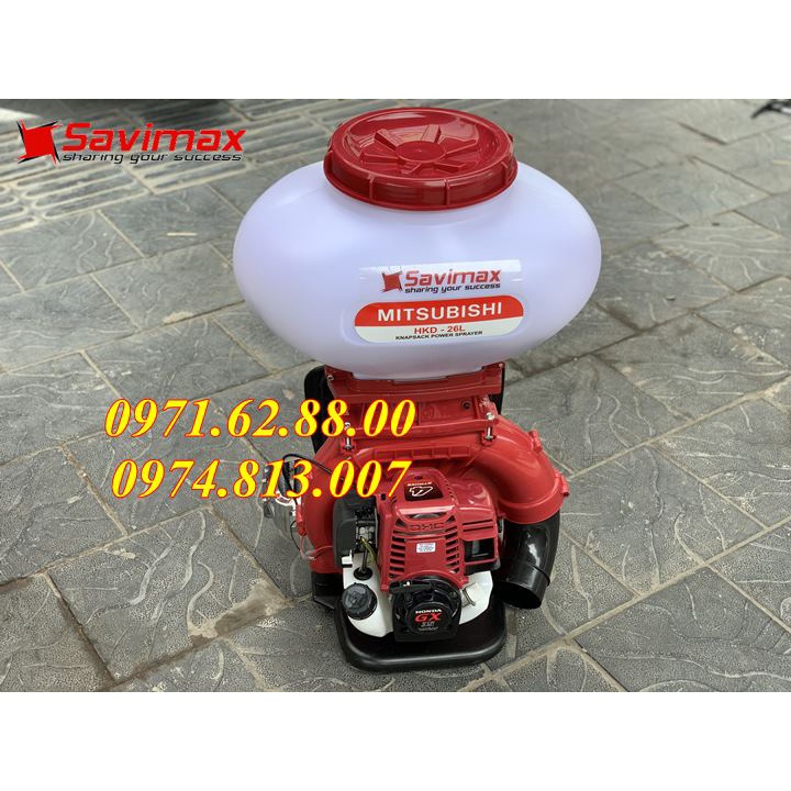 Máy phun đa năng, xạ phân xạ lúa 4 thì Mitsubishi GX35
