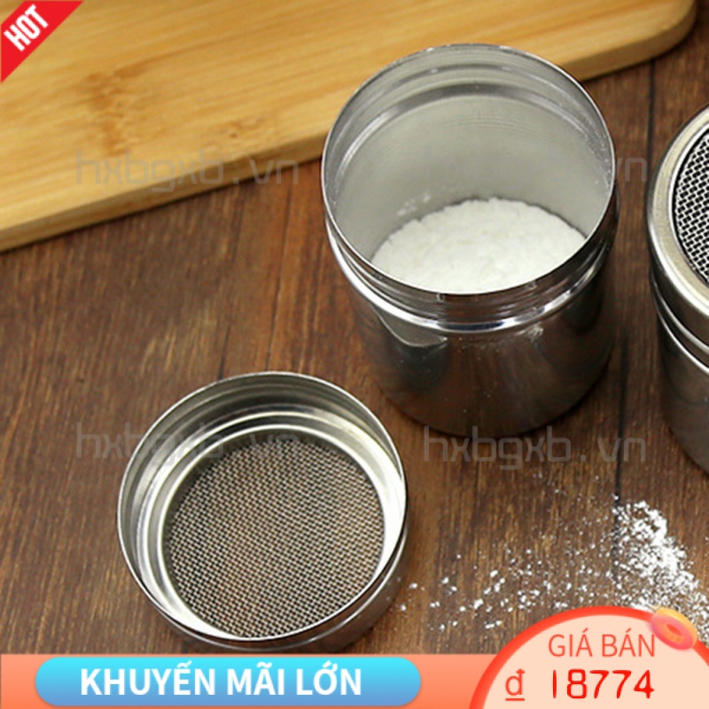 Lọ rắc bột gia vị bằng inox