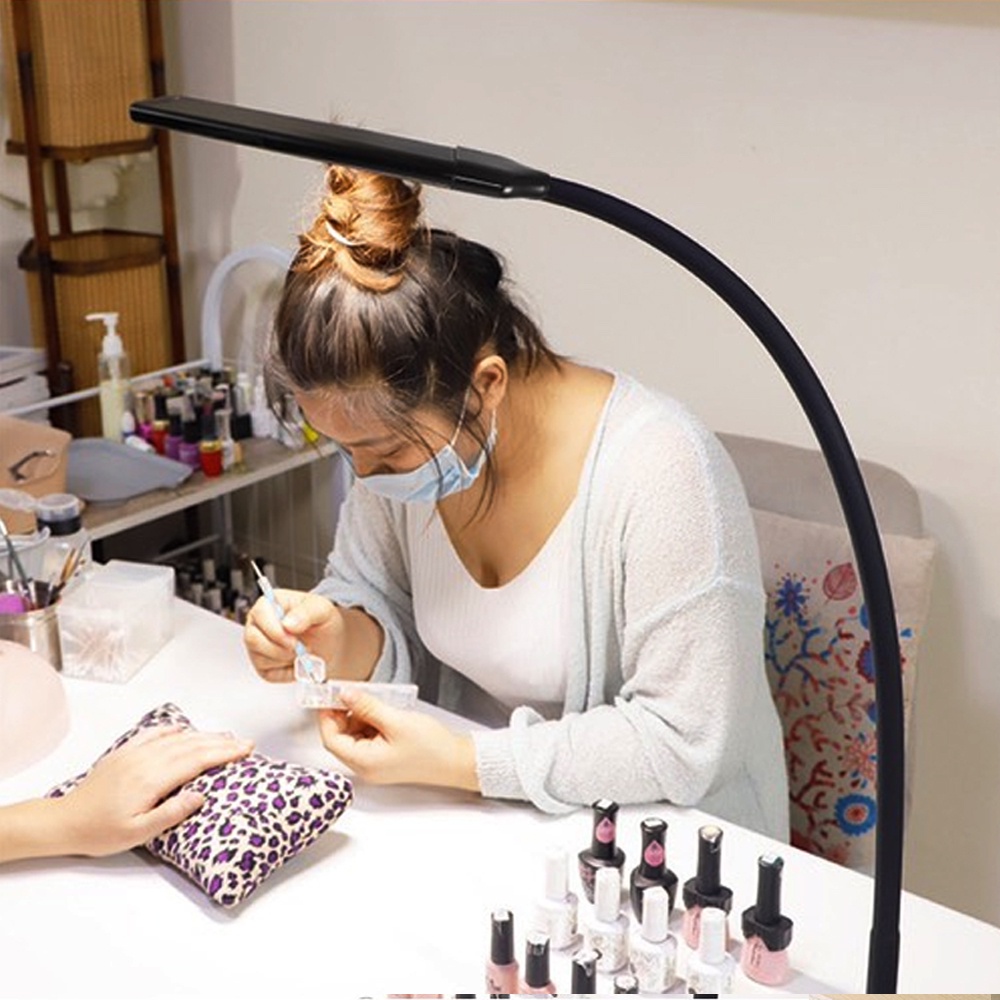 Đèn Đọc sách kẹp bàn đầu giường LED 8W, tích hợp đèn ngủ, Đèn trang trí phòng ngủ, Nhà hàng, Khách sạn, Showroom