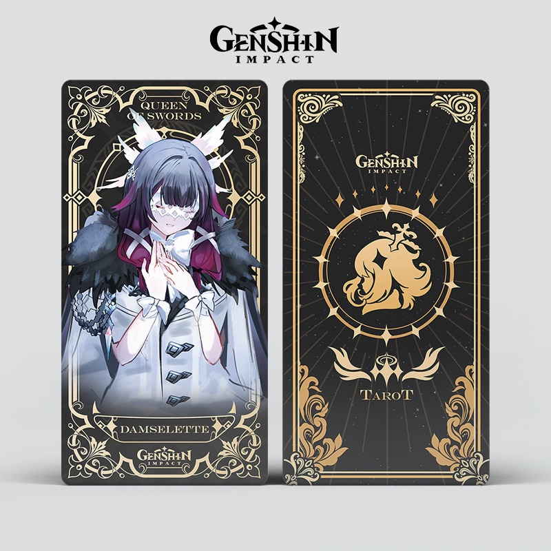 Genshin impact Tarot 56 thẻ HD đầy đủ màu sắc Nashida 14 * 7cm ERBE