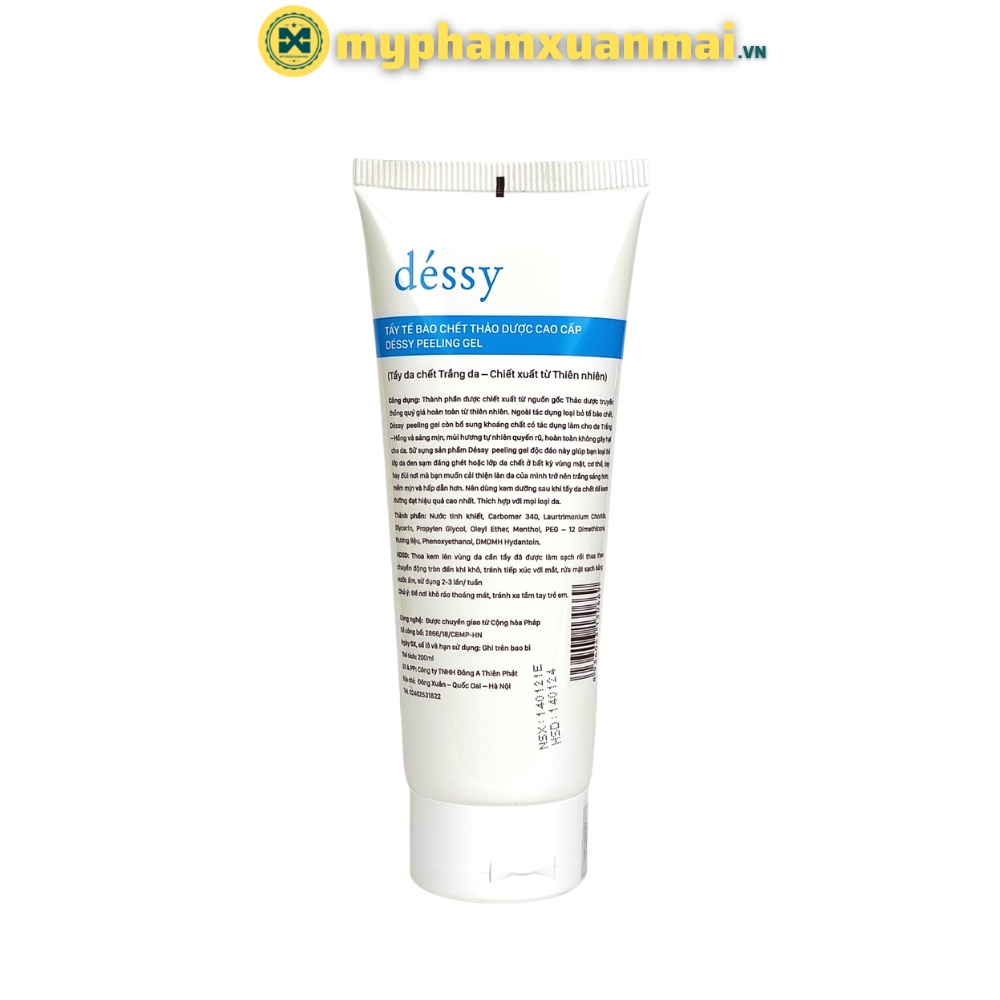 Gel Tẩy da chết Dessy Peeling 200ml