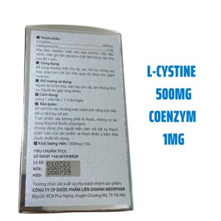 L-cystine viên uống tổng hợp dưỡng chất làm đẹp da, tóc, móng- vitamin l - ảnh sản phẩm 4