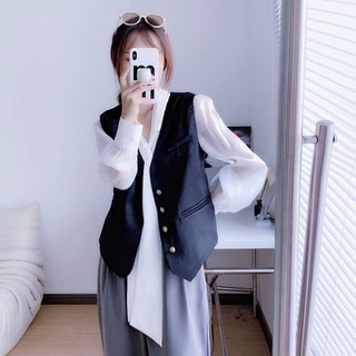 {Siêu phẩm} Áo gile vest hàng thiết kế xuất Hàn (có sẵn)