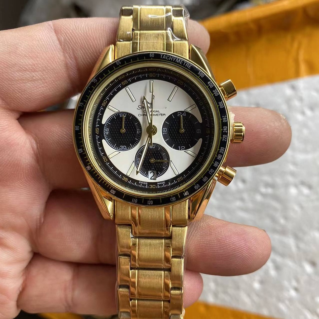 Đồng Hồ Nam Mặt Thạch Anh Dây Hợp Kim Đa Năng Oag