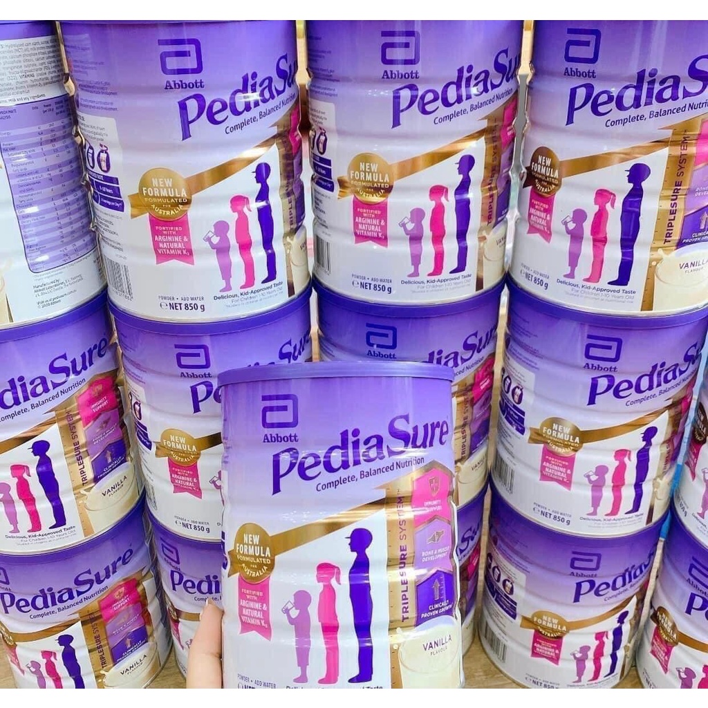 Sữa Pediasure Úc nắp tím 850g