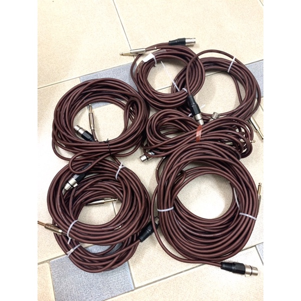 Dây micro, dây mic rời  dài 5m, 7m, dây mềm, chống nhiễu tốt