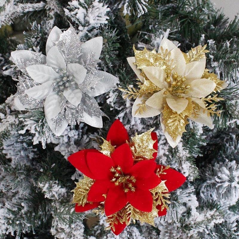 sỉ 50 bông hoa trạng nguyên đủ màu trang trí tháp bánh Tết Noel, tháp nước tài lộc