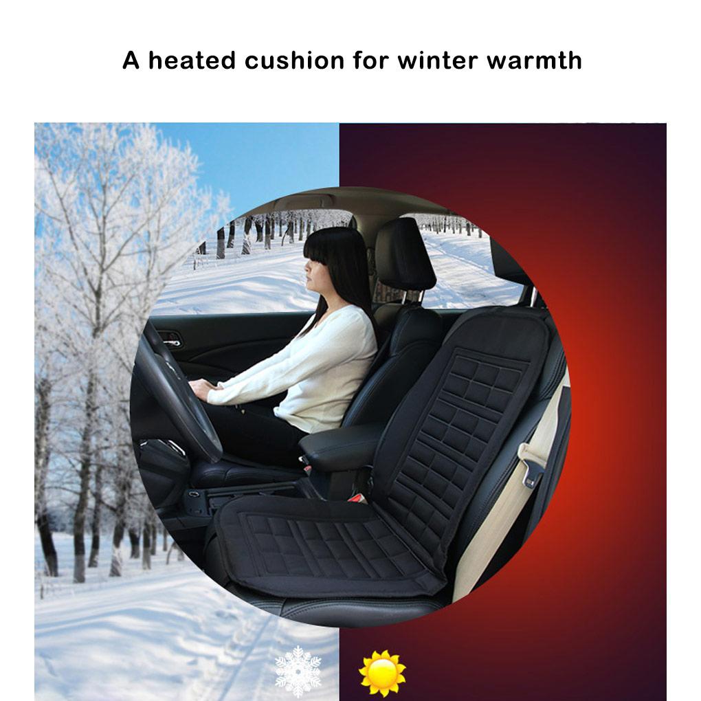 Vỏ Bọc Đệm Sưởi Ấm Chống Trượt Thông Dụng Có Thể Điều Chỉnh Cho Ghế Ngồi Xe Hơi