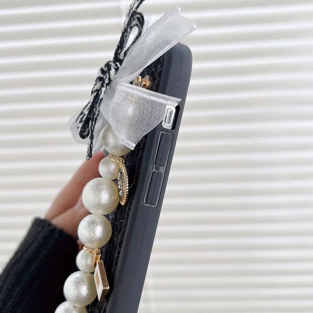 Ốp Điện Thoại Tpu Có Dây Xích Gắn Nơ Cho iPhone 14promax 12 X XS XR XS MAX 11 11 PRO 11 PRO MAX 12 bow 12 PR 12 PRO MAX