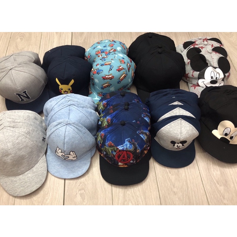 BÁN BUÔN SỈ mũ lưỡi trai xuất dư các hãng cho bé 1-4y mũ bé trai mũ bé gái