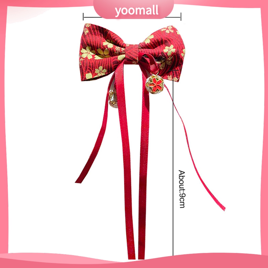 Kẹp Tóc Tua Rua Phong Cách Trung Hoa Cổ Điển Mừng Năm Mới Cho Bé Gái