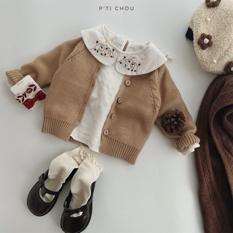 Áo cadigan len cho bé