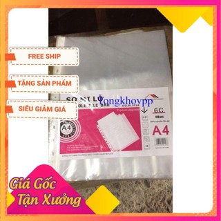 Sơ mi đục lỗ dày đại a4 100 tờ
