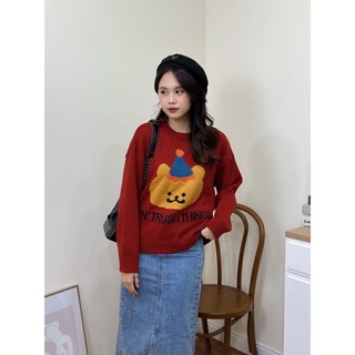 [RÁCH STORE] ÁO LEN (6030) GẤU DON’T TRUSHTHINGS