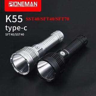 Đèn pin pioneman k55 kèm đèn led sst40 / sft40 / sft70