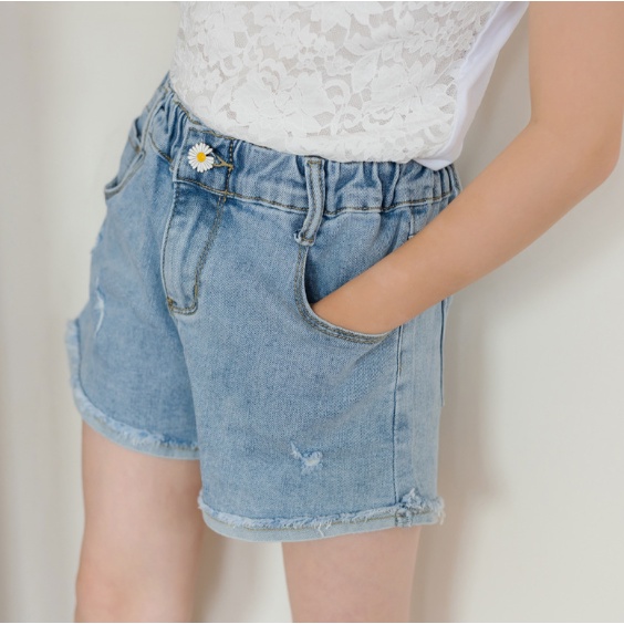 ÁO THUN QUẦN SHORT JEAN BÉ GÁI