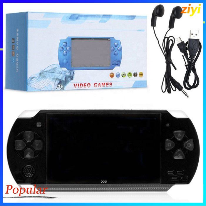 Máy Chơi Game Cầm Tay Psp X6 Video Mp3 / mp4 / Ebook 4 Inch 8GB HD 1500 +