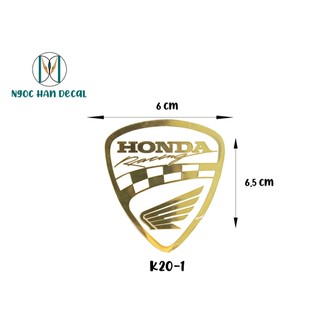 Tem Nổi L:ogo HONDA RACING