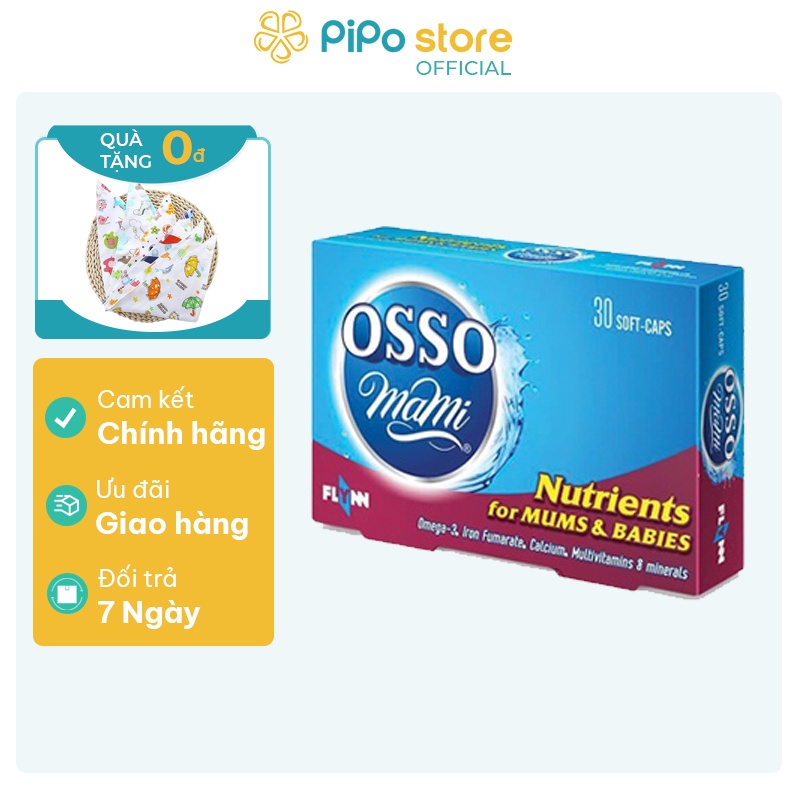 Vitamin tổng hợp cho mẹ bầu và sau sinh Osso Mami - Giúp mẹ khỏe con khôn