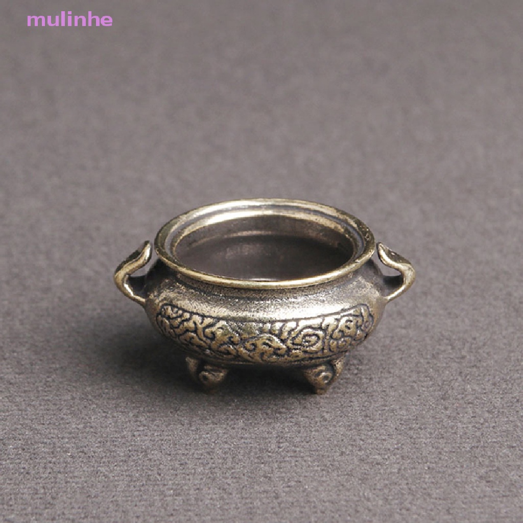 Đế Đốt Trầm Hương Bằng Đồng Thau Có Chân Đứng Tripod Phong Cách Retro