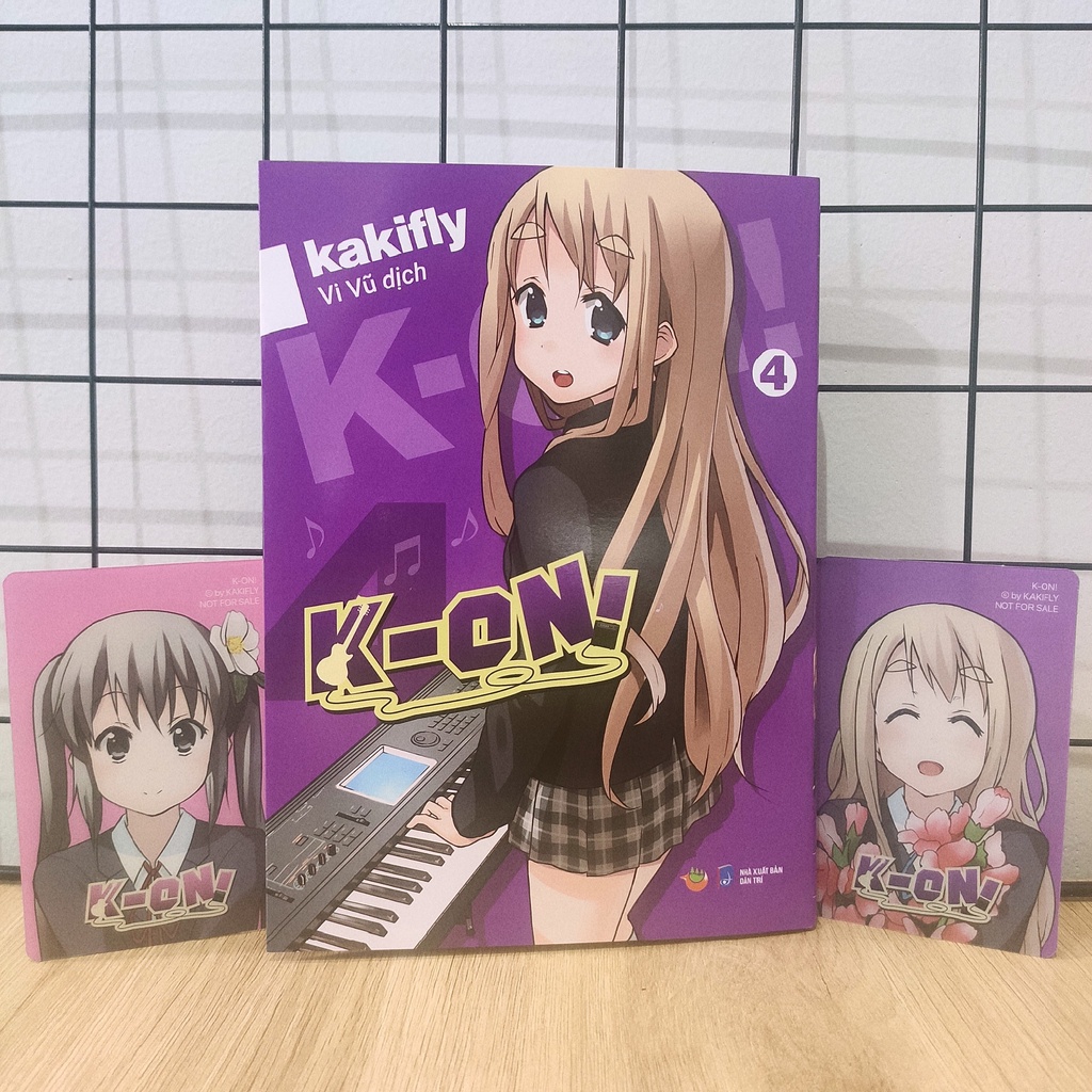 Sách -  Boxset K-On ! ( Tập 1+2+3+4) - kakifly