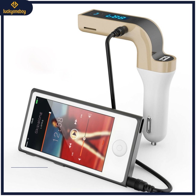 1 Máy Nghe Nhạc MP3 Kiêm Đài FM Rảnh Tay Có Cổng Sạc USB Cho Xe Hơi | BigBuy360 - bigbuy360.vn