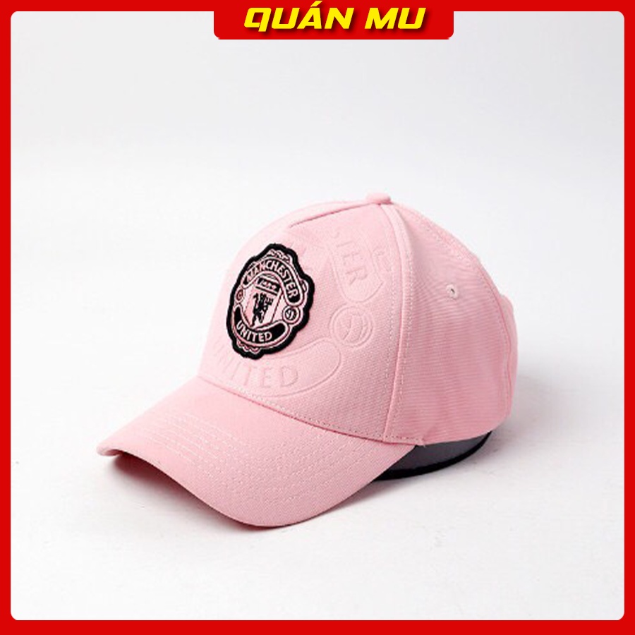Mũ lưỡi trai cao cấp CLB Manchester United logo thêu và dập nổi_Kie Store - Quán MU