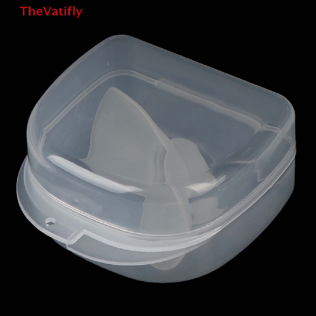 [TheVatifly] Tongue Stopper Anti Snoring Mouthpiece Device  Silicone Breathing Sleep HOT