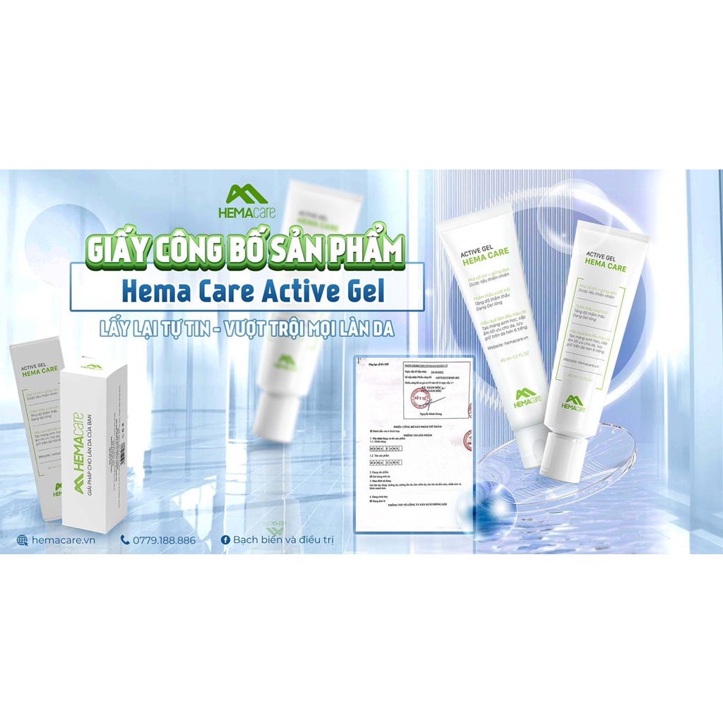 Bạch Biến  HEMA  ACTIVE GEL 40ml