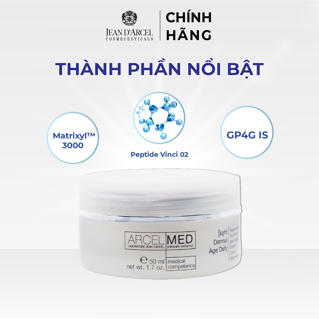J19 Kem phục hồi da yếu hoặc bị thương tổn  Arcelmed - Dermal Age Defy  50ml - Jean d'Arcel