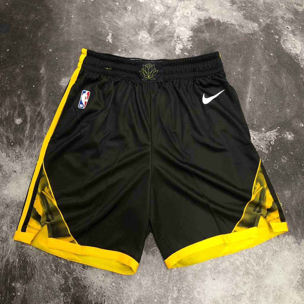 Quần Short Thể Thao Bóng Rổ Màu Đen In Chữ Warriors 23 Warriors Thời Trang Cho Nam Giới