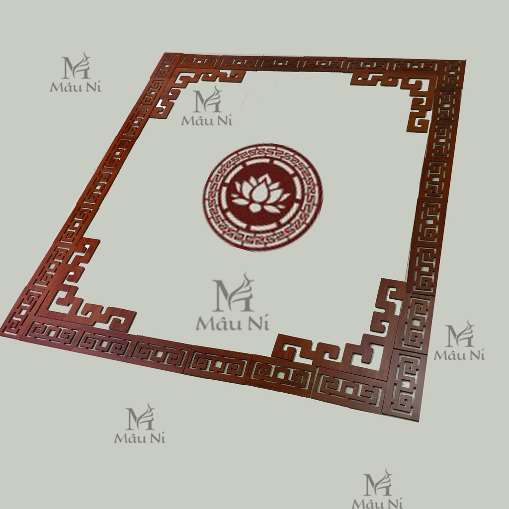 Sx - VIỀN GỖ trang trí dán bàn thờ, tủ thờ - MÂU NI- cho phòng thờ trang nghiêm