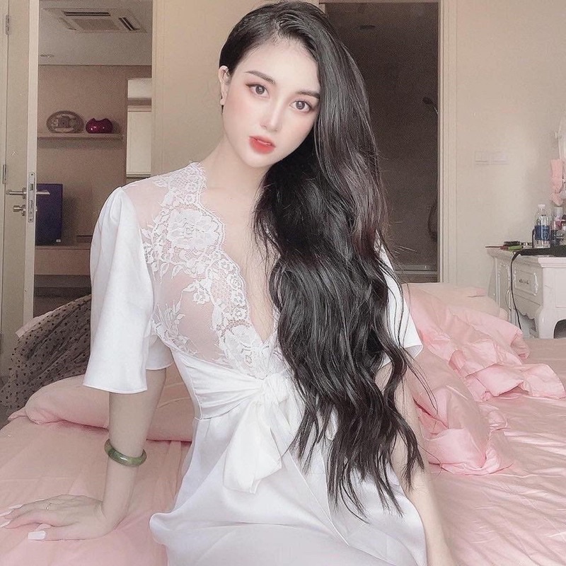 HÀNG THIẾT KẾ- Áo choàng dài vải von xuyên thấu cao cấp | BigBuy360 - bigbuy360.vn