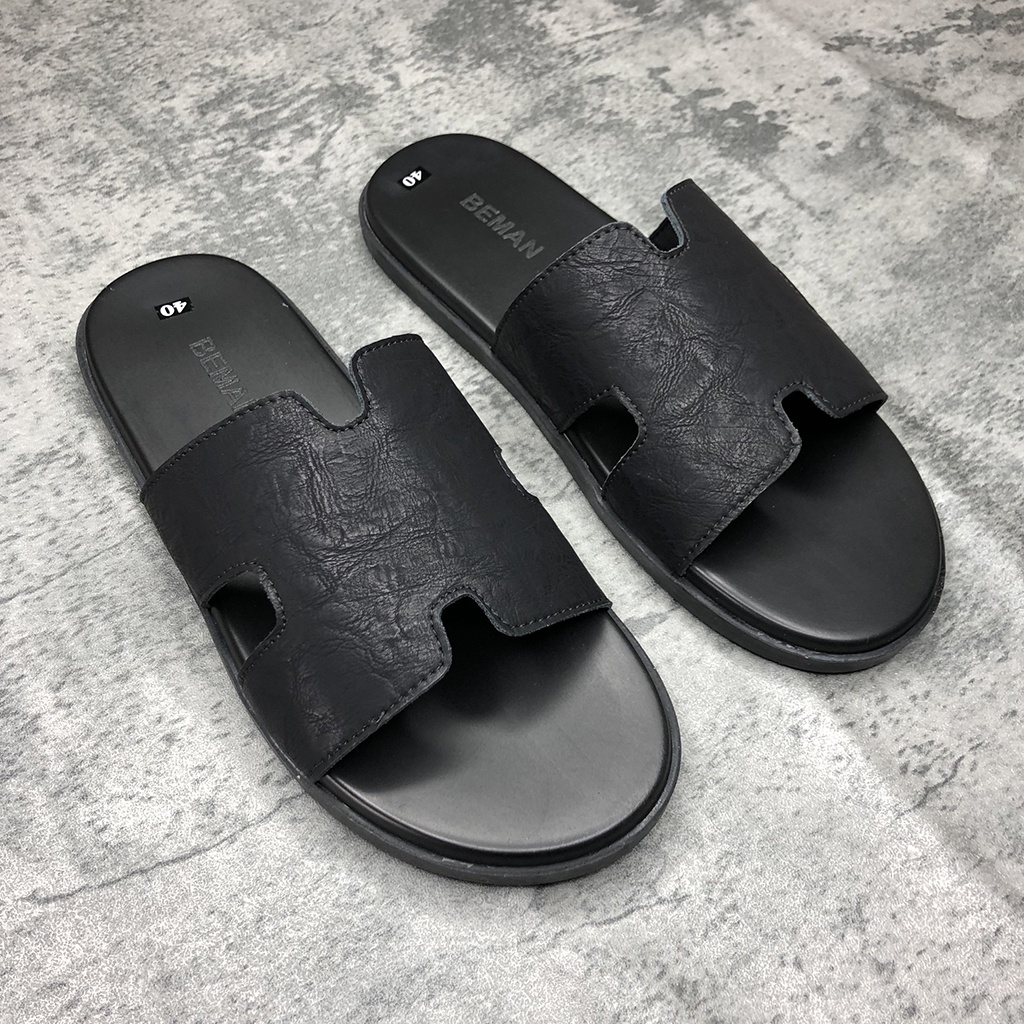 Dép nam quai ngang Beman BM3,đi cực êm chân,đế cao su chống trơn trượt,dễ phối đồ,phù hợp mang hàng ngày